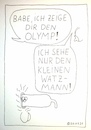 Cartoon: Olymp (small) by Müller tagged olymp,kleiner,watzmann