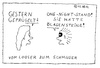 Cartoon: Vom Looser zum Schmuser (small) by Müller tagged blasensteine,prügelei,veilchen
