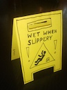 Cartoon: Wet when slippery (small) by Müller tagged wet,fractal