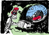 Cartoon: danger (small) by alafia47 tagged alafia,la,nature,terre
