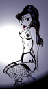 Cartoon: Blue Girl (small) by Toonstalk tagged burlesque showgirl dancer entertainer topless stage erotica peepshow sexy