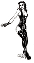 Cartoon: Latex black (small) by Toonstalk tagged latex boots catsuit sandm sex behavior sensual model