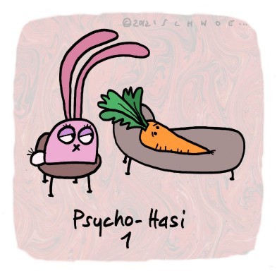 Cartoon: Hasi 50 (medium) by schwoe tagged hasi,hase,psychologie,freud,psychiater,psychologe,therapie