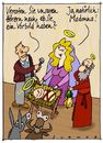 Cartoon: Vorbild (small) by schwoe tagged madonna,maria,weihnachten,vorbild,bethlehem