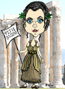 Cartoon: Fatma Greek (small) by majezik tagged fatma,girik
