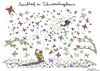 Cartoon: Amoklauf im Schmetterlingshaus (small) by H Mercker tagged schmetterlinge,amoklauf,tiere,jugend,wut,kind,helicopter,hubschrauber,tiergarten,zoo