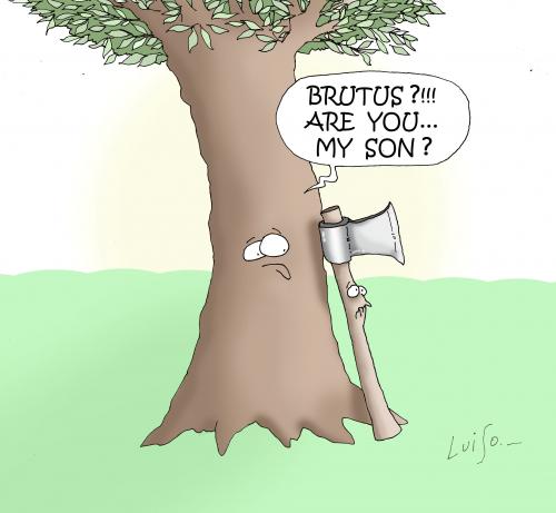 Cartoon: Brutus (medium) by Luiso tagged brutus