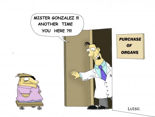 Cartoon: Purchase of Organs (medium) by Luiso tagged organs