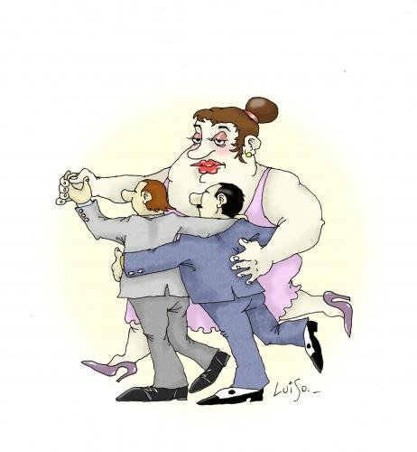 Cartoon: Tango (medium) by Luiso tagged tango