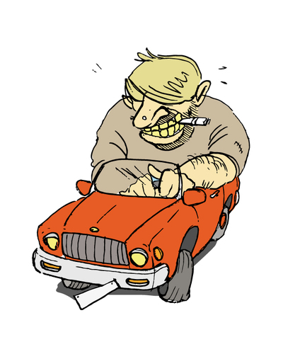 Cartoon: Driver (medium) by romwer tagged driver,car,isolated