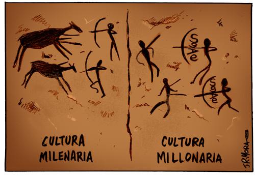 Cartoon: Cultura y derechos (medium) by jrmora tagged cultura,gestion,derechos
