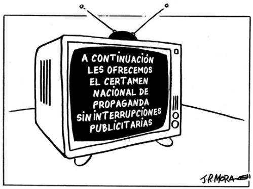 Cartoon: Propaganda (medium) by jrmora tagged debate,estado,nacion