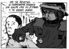 Cartoon: Golpe de Estado (small) by jrmora tagged policia,disturbios,agresion,actuacion,policial,manifestaciones,detencion