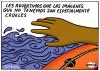 Cartoon: Pateras (small) by jrmora tagged inmigracion,patera,cayuco,pobreza,viaje,marruecos