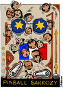 Cartoon: Pinball Sarkozy (small) by jrmora tagged gipsy,gitanos,sarkozy,francia,france