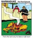 Cartoon: MARMADUKE - the Final Episode (small) by monsterzero tagged satire cartoon dogs