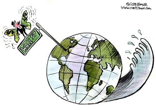 Cartoon: World crisis (medium) by Christo Komarnitski tagged world,crisis,economy,usa