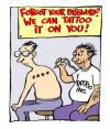 Cartoon: tatoo (small) by Christo Komarnitski tagged cartoon,comic