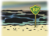 Cartoon: BP kills the see (small) by Farhad Foroutanian tagged oil