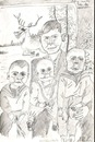 Cartoon: family (small) by Anitschka tagged familie,family