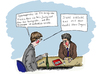 Cartoon: Kredit (small) by Anitschka tagged kredit,bank,bürokratie