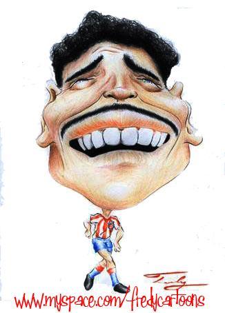 Cartoon: Chava reyes (medium) by Fredy tagged football
