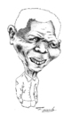Cartoon: Nelson Mandela (small) by Fredy tagged nelson,mandela,politic,south,africa
