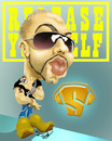 Cartoon: Roger Sanchez (small) by Fredy tagged roger,sanchez,dj,the,man,release,yourself