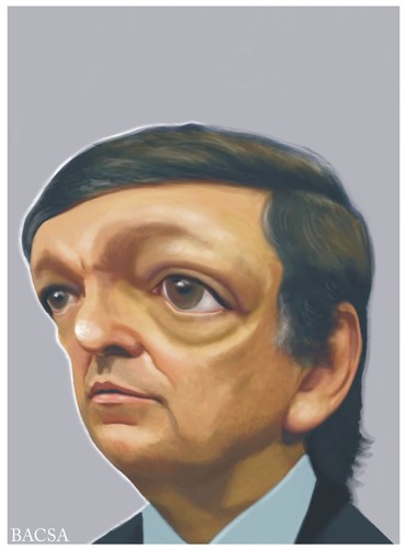Cartoon: Manuel Barroso (medium) by bacsa tagged barroso