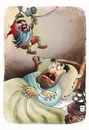 Cartoon: elf dream (small) by bacsa tagged elf,dream