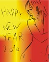 Cartoon: Happy New Year (small) by bacsa tagged happy new year