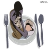 Cartoon: HUNGRY (small) by bacsa tagged hungry