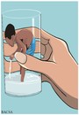 Cartoon: Water (small) by bacsa tagged water