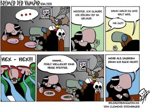 Cartoon: Bremer (medium) by Clemens tagged vampir,comic