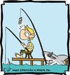 Cartoon: Mensch ist auch nur ein Tier (small) by Clemens tagged hai,menschlich,mensch,und,tier