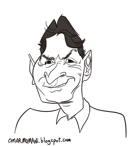 Cartoon: Charlie Sheen by John K (medium) by omomani tagged sheen,charlie,kricfalusi,john