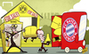 Cartoon: Bayern to continue Dortmund raid (small) by omomani tagged bayern,munich,dortmund,jurgen,klopp,karl,heinz,rummenigge