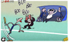 Cartoon: Coaching Chelsea is easy (small) by omomani tagged rafael,benitez,torres,chelsea,avram,grant,lampard,john,terry