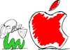 Cartoon: Steve Jobs (small) by omomani tagged steve,jobs,apple