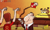 Cartoon: The Reds bid a fond farewell (small) by omomani tagged brendan,rodgers,fenerbahce,kuyt,liverpool,steven,gerrard