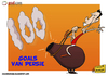 Cartoon: Van Persie 100 goals (small) by omomani tagged van,persie,holland,arsenal,england,premier,league