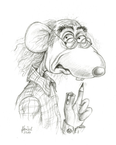 Cartoon: TAPA (medium) by Uschi Heusel tagged tapa,ratte,guinness,book,rat