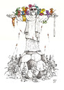 Cartoon: Fußball WM 2014 (small) by Uschi Heusel tagged fußball,ratten,2014,brasilien,rio,de,janeiro