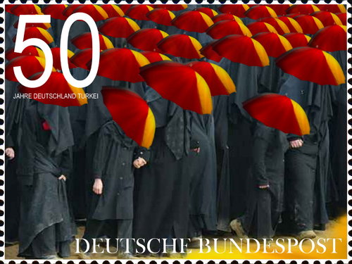 Cartoon: Umbrellas! (medium) by willemrasingart tagged germany