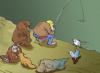 Cartoon: evolution (small) by andart tagged evolution,fisherman,