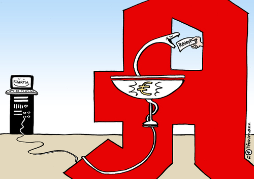 Cartoon: Apothekendaten (medium) by Pfohlmann tagged karikatur,cartoon,color,farbe,2013,deutschland,apotheke,apotheken,apotheker,daten,datenschutz,datenhandel,datenmissbrauch,patientendaten,rezept,logo,schlange,pharmafirmen,pharmakonzerne,gewinn,verkauf,datenverkauf,karikatur,cartoon,color,farbe,2013,deutschland,apotheke,apotheken,apotheker,daten,datenschutz,datenhandel,datenmissbrauch,patientendaten,rezept,logo,schlange,pharmafirmen,pharmakonzerne,gewinn,verkauf,datenverkauf