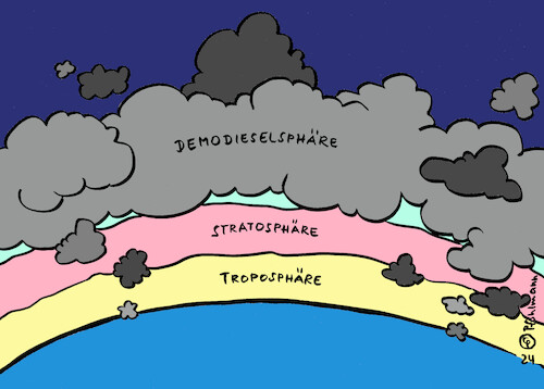 Cartoon: Dieselsphäre (medium) by Pfohlmann tagged erde,globus,atmosphäre,luft,diesel,emissionen,demonstrationen,demos,bauern,landwirte,landwirtschaft,traktoren,blockaden,abgase,stratosphäre,toposphäre,umwelt,subventionen,steuern,agrardiesel,erde,globus,atmosphäre,luft,diesel,emissionen,demonstrationen,demos,bauern,landwirte,landwirtschaft,traktoren,blockaden,abgase,stratosphäre,toposphäre,umwelt,subventionen,steuern,agrardiesel