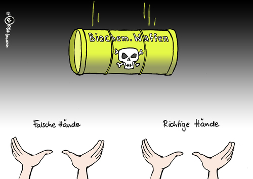 Cartoon: Falsche und richtige Hände (medium) by Pfohlmann tagged karikatur,color,farbe,2012,usa,obama,syrien,assad,chemische,biologische,waffen,aufstand,opposition,blutvergießen,diktator,volk,bevölkerung,drohung,hände,richtig,falsch,karikatur,color,farbe,2012,usa,obama,syrien,assad,chemische,biologische,waffen,aufstand,opposition,blutvergießen,diktator,volk,bevölkerung,drohung,hände,richtig,falsch