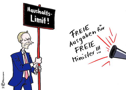 Cartoon: Freie Ausgaben (medium) by Pfohlmann tagged lindner,ampel,bundesregierung,haushalt,finanzminister,finanzen,ausgaben,limit,tempolimit,freie,freiheit,bürger,auto,autobahn,minister,ministerien,fdp,lindner,ampel,bundesregierung,haushalt,finanzminister,finanzen,ausgaben,limit,tempolimit,freie,freiheit,bürger,auto,autobahn,minister,ministerien,fdp