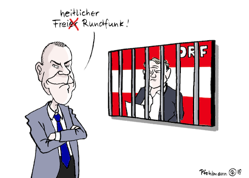 Cartoon: Freiheitliches TV (medium) by Pfohlmann tagged tv,österreich,orf,fernsehen,moderator,interview,pressefreiheit,rechts,drohung,tv,österreich,orf,fernsehen,moderator,interview,pressefreiheit,rechts,drohung